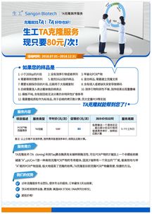 生工生物ta克隆,現(xiàn)僅需80元 次 生工生物 生命科學(xué)產(chǎn)品與技術(shù)服務(wù)
